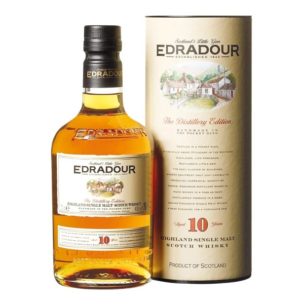 EDRADOUR 10 YO HIGHLAND SINGLE MALT